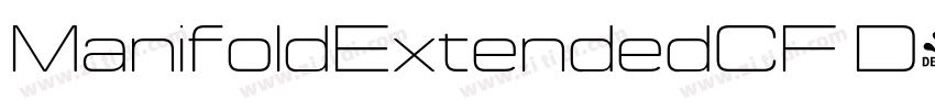 ManifoldExtendedCF D字体转换